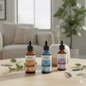 Eden’s Garden synergy blends available on Amazon, featuring high-quality therapeutic-grade essential oil sets.
